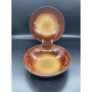 Roscher Oak Hill Stoneware Set of 2 Soup Bowls 7.75"